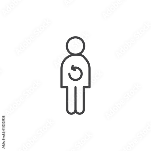 Metabolism vector Icon in trendy flat style isolated on white background
