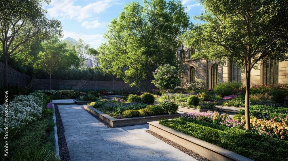 Serene Garden Oasis: A Luxurious Landscape Design Serene Garden Oasis: A Luxurious Landscape Design