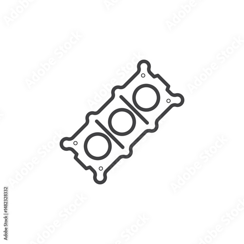 Car gasket vector Icon in trendy flat style isolated on white background