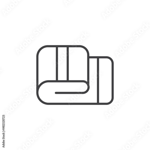 Blanket vector Icon in trendy flat style isolated on white background