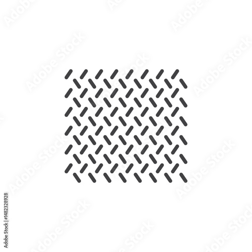 Anti skid feet vector Icon in trendy flat style isolated on white background