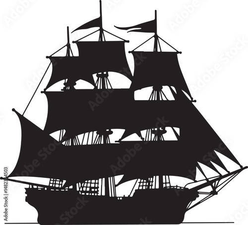 Ship Silhouette Vector | Nautical Vessel Clipart"

"Sailing Ship Illustration | Sea Travel SVG Design"

"Cargo Ship Silhouette | Marine Transport Vector"

"Pirate Ship Vector Art | Ocean Adventure Cli