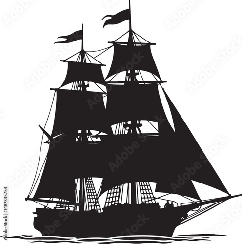 Ship Silhouette Vector | Nautical Vessel Clipart"

"Sailing Ship Illustration | Sea Travel SVG Design"

"Cargo Ship Silhouette | Marine Transport Vector"

"Pirate Ship Vector Art | Ocean Adventure Cli