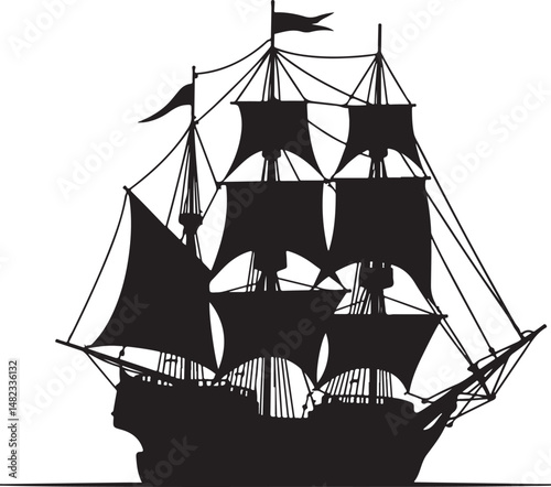 Ship Silhouette Vector | Nautical Vessel Clipart"

"Sailing Ship Illustration | Sea Travel SVG Design"

"Cargo Ship Silhouette | Marine Transport Vector"

"Pirate Ship Vector Art | Ocean Adventure Cli