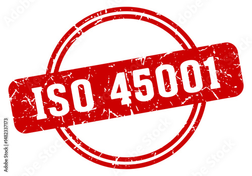 iso 45001 stamp