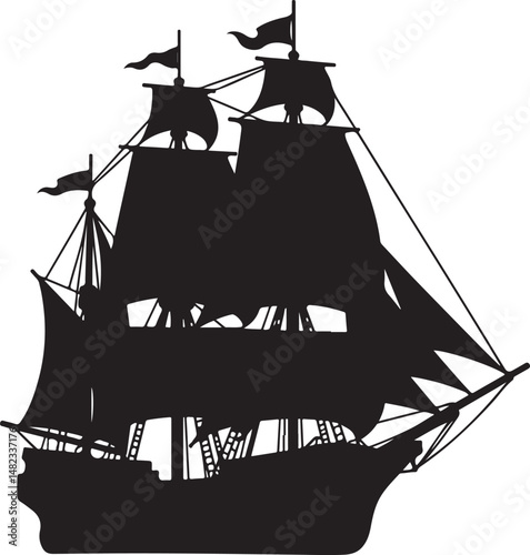 Ship Silhouette Vector | Nautical Vessel Clipart"

"Sailing Ship Illustration | Sea Travel SVG Design"

"Cargo Ship Silhouette | Marine Transport Vector"

"Pirate Ship Vector Art | Ocean Adventure Cli