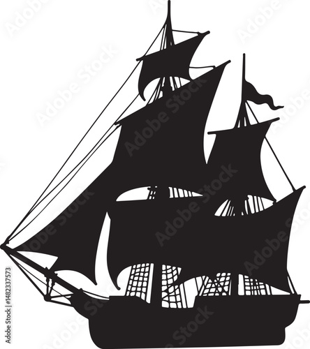 Ship Silhouette Vector | Nautical Vessel Clipart"

"Sailing Ship Illustration | Sea Travel SVG Design"

"Cargo Ship Silhouette | Marine Transport Vector"

"Pirate Ship Vector Art | Ocean Adventure Cli