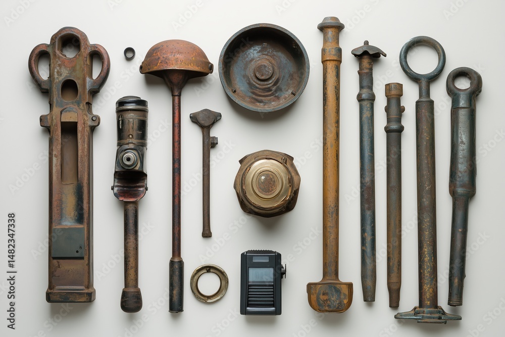 Fototapeta premium Antique metal detectors