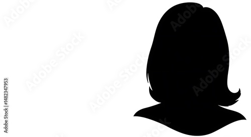Silhouette Portrait: Woman's Strength & Mystery