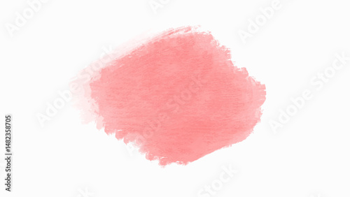 Pink watercolor background with copyspace for your design. vector.