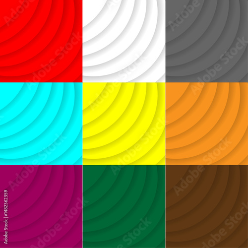 Modern 3D round wave pack for UI kits, mobile applications, dashboard design, gaming controls, smart interface projects, websites, banner, control systems, and digital product design