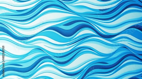 Futuristic Tech Wave Background – Neon Lines and Glow Effects
