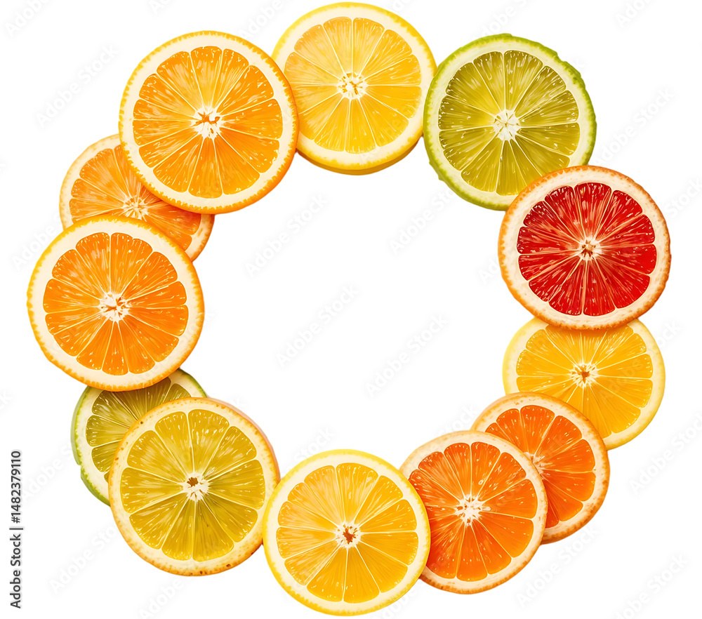 Obraz premium citrus fruit slices