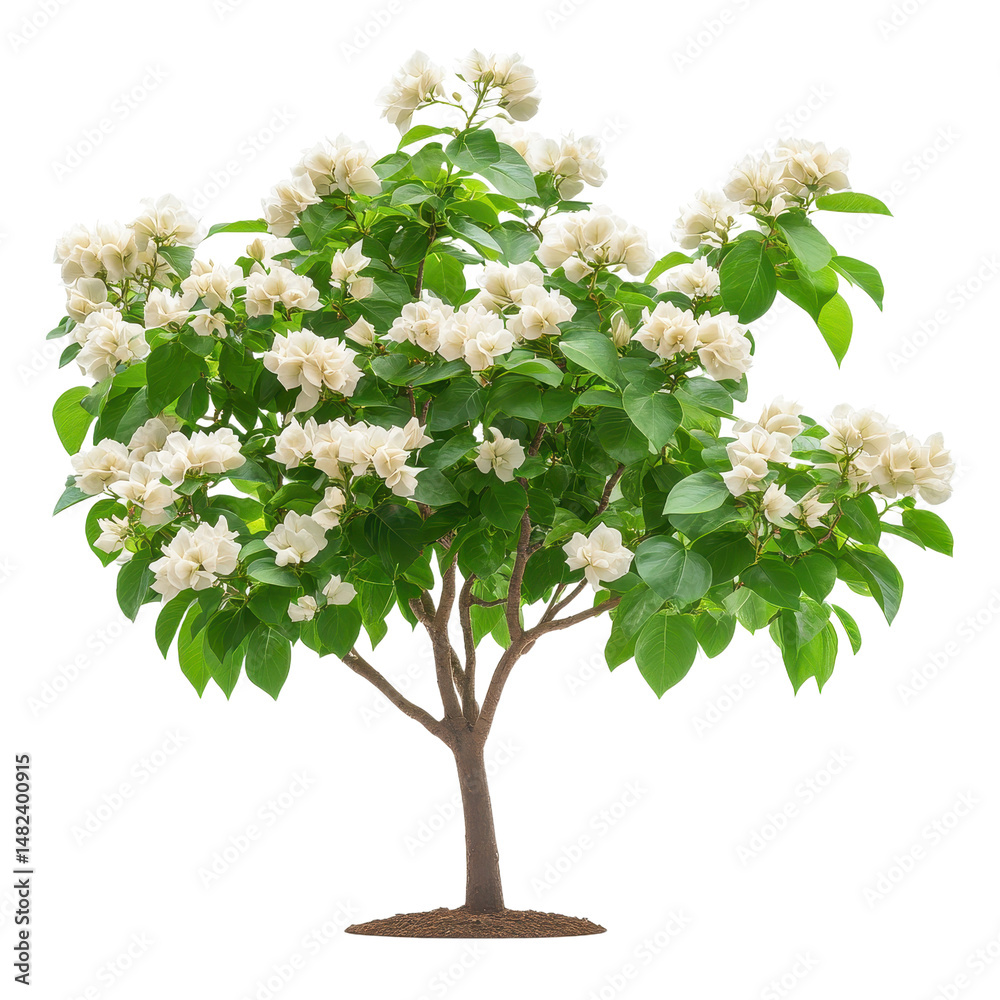 Fototapeta premium Northern Catalpa isolated on transparent background