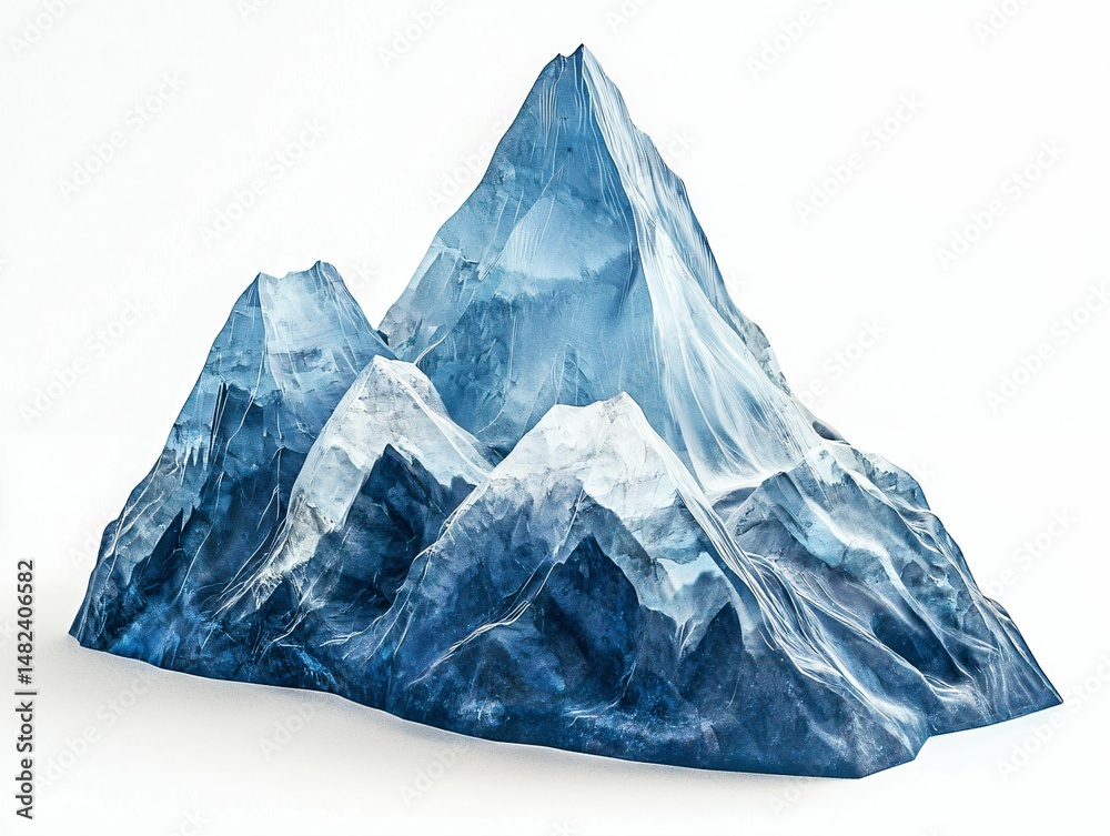 Obraz premium Ice Mountainscape