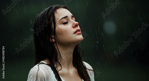 Woman with Tears in the Rain
