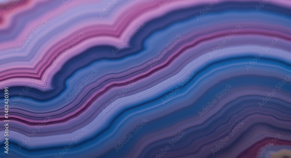 Obraz premium Abstract layered colors in shades of blue and purple creating a textured pattern