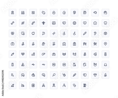 Medical icon set