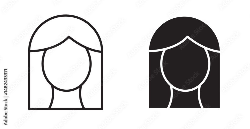 Woman icon set flat style. Vector illustration collection. Woman icon set flat style. Vector illustration collection.
