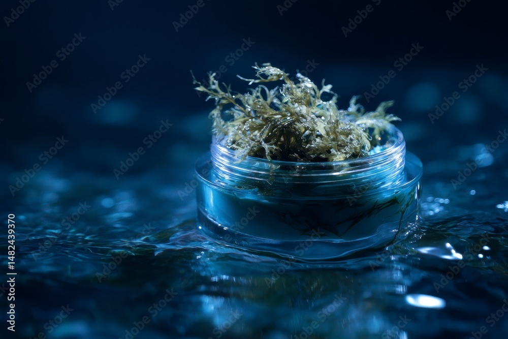 Skin care essence cream brought by underwater plants