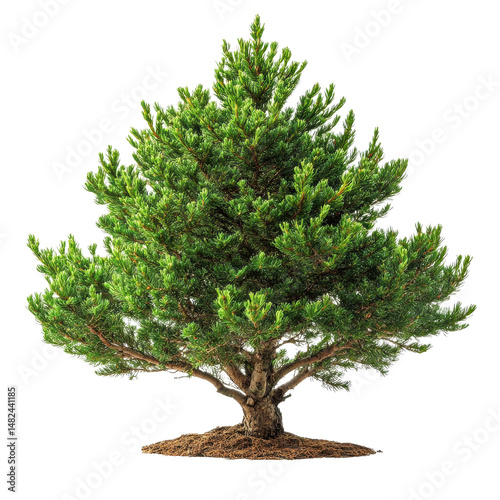 Yew isolated on transparent background