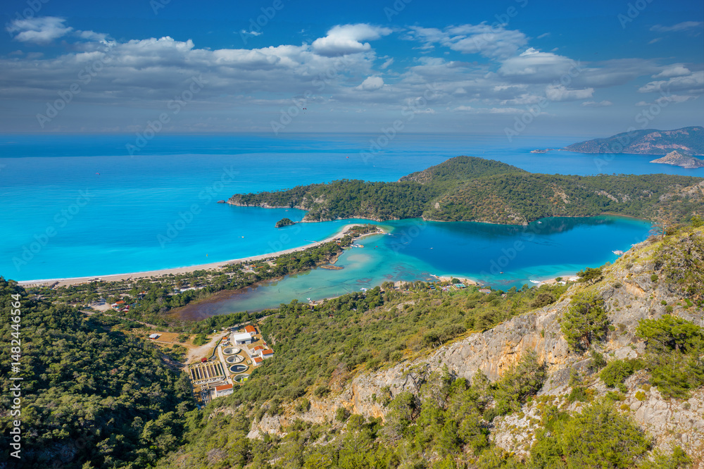 Obraz premium Fethiye Ölüdeniz, the coast known as Belcekiz.