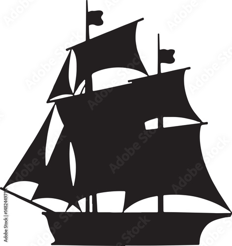 Sailing Ship on Ocean Waves Silhouette

Vintage Pirate Ship Vector Design

Modern Cargo Ship Silhouette Art

Navy Warship at Sea Silhouette Scene

Cruise Ship Under Sunset Vector