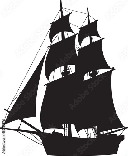Sailing Ship on Ocean Waves Silhouette

Vintage Pirate Ship Vector Design

Modern Cargo Ship Silhouette Art

Navy Warship at Sea Silhouette Scene

Cruise Ship Under Sunset Vector