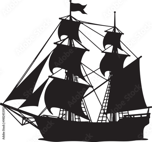 Sailing Ship SVG | Nautical Boat Silhouette | Ocean Adventure Cut File

Pirate Ship SVG | Vintage Pirate Silhouette | Halloween and Adventure Design

Cruise Ship SVG | Travel and Vacation Cut File | S