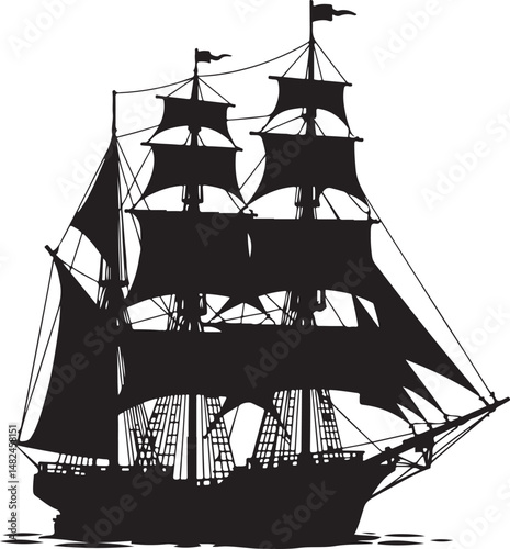 Sailing Ship SVG | Nautical Boat Silhouette | Ocean Adventure Cut File

Pirate Ship SVG | Vintage Pirate Silhouette | Halloween and Adventure Design

Cruise Ship SVG | Travel and Vacation Cut File | S