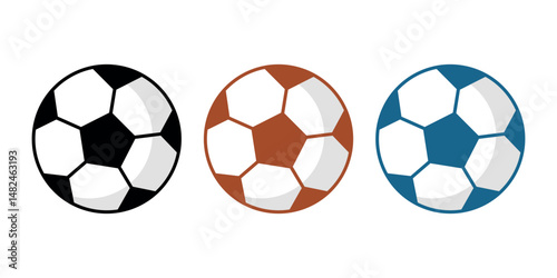 soccer ball icon collection