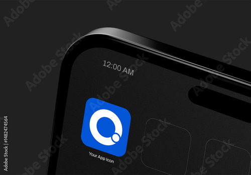 App Icon Mockup with Smartphone