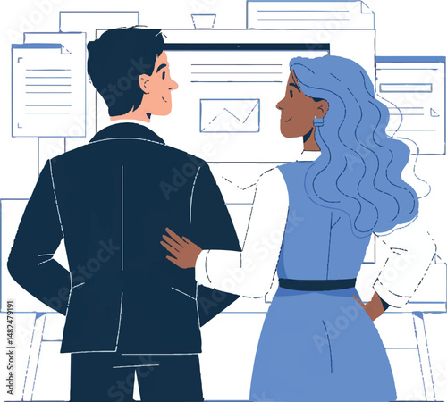 Businesswomen Presenting Data on Charts and Graphs