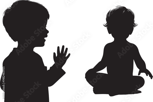 Adorable Cartoon Child Vector Illustration – Child No 2