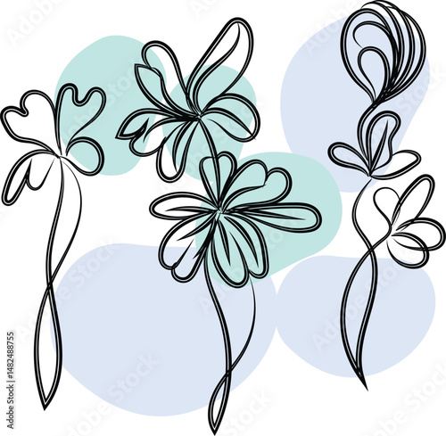 abstract floral background