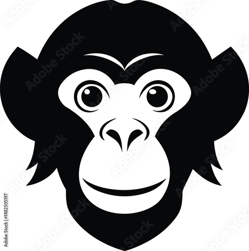Monkey face Vector