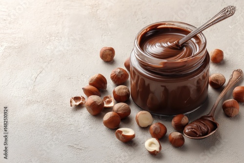Hazelnut Chocolate Spread in Glass Jar (1)