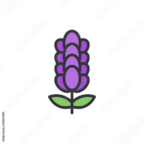 Elegant Lavender Bloom With Petals On Transparent Background For Designs