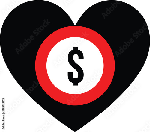Dollar sign inside a forbidden sign depicting financial restrictions and limitations