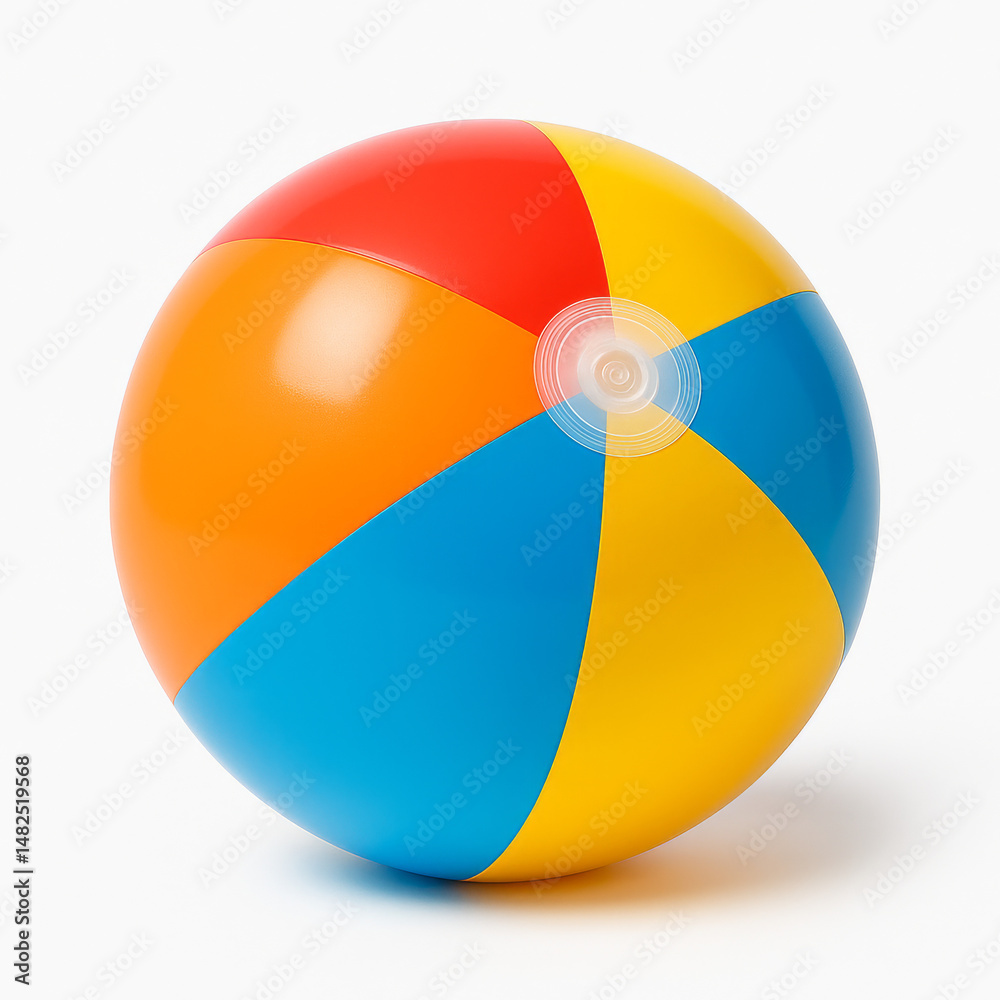 Obraz premium beach ball isolated on white