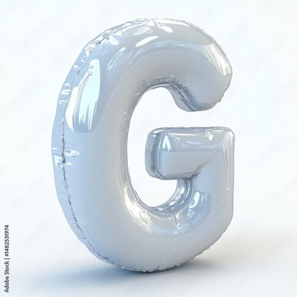 Silver Balloon Letter G Silver Balloon Letter G