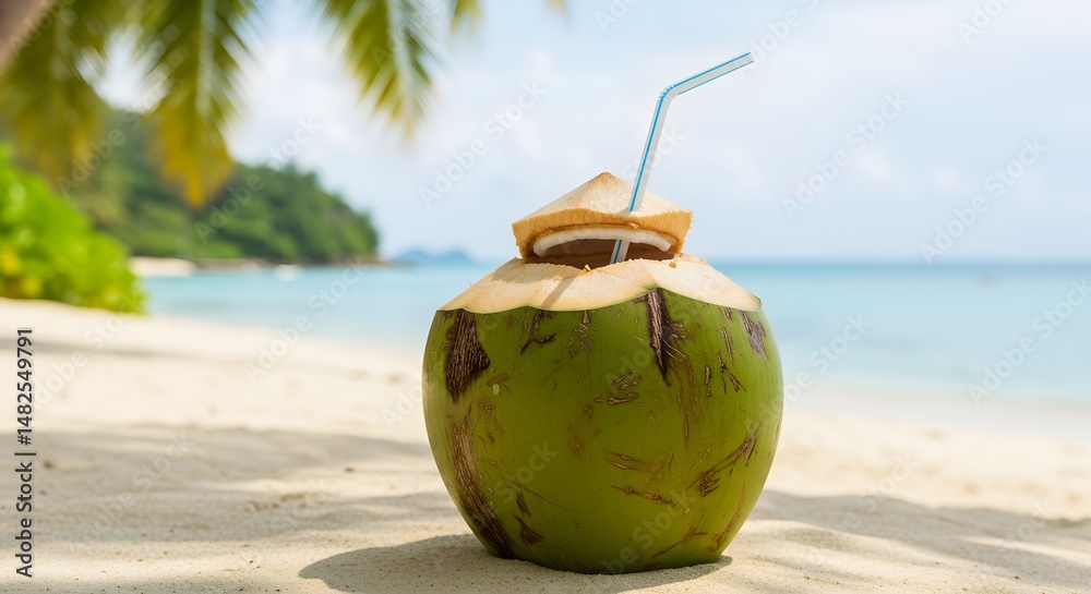 Fresh Coconut Water in Natural Shell
Fresh Coconut Water in Natural Shell