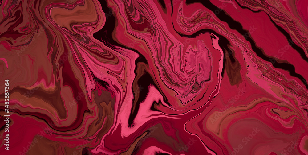 Fototapeta premium A Seamless Pattern of Artistic Liquid and Ocean Hues
