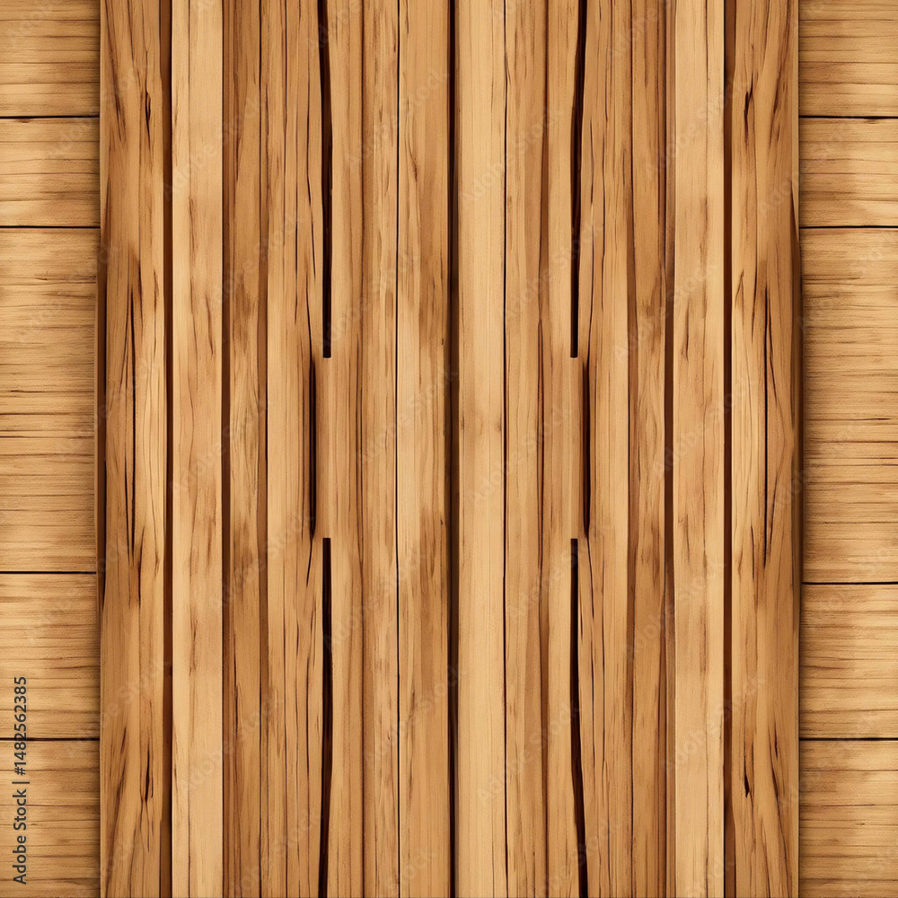 Fototapeta premium A wooden background with a wooden border. The background is made of wood and the border is also made of wood