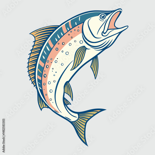 the fishing vector design