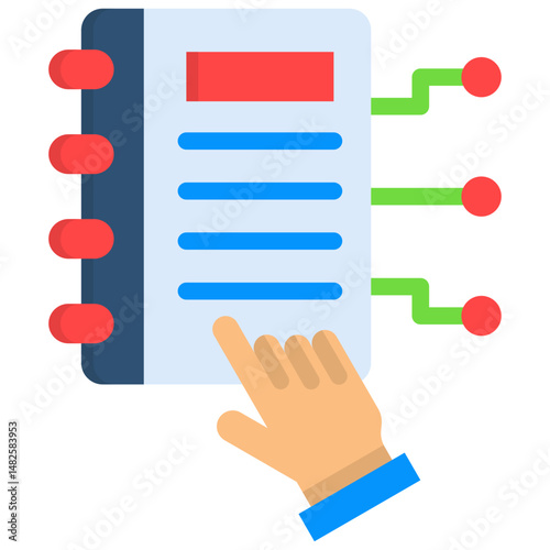 Digital Notebook Icon
