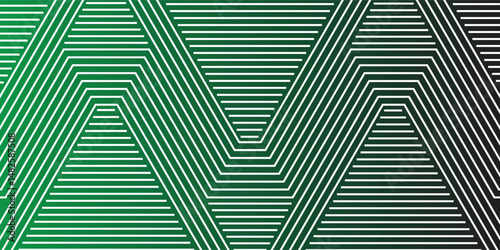 Green abstract background overlap layer on bright space with hexagon lines. Modern banner with lines style. Graphic design element stripes concept for flyer, card, or brochure cover