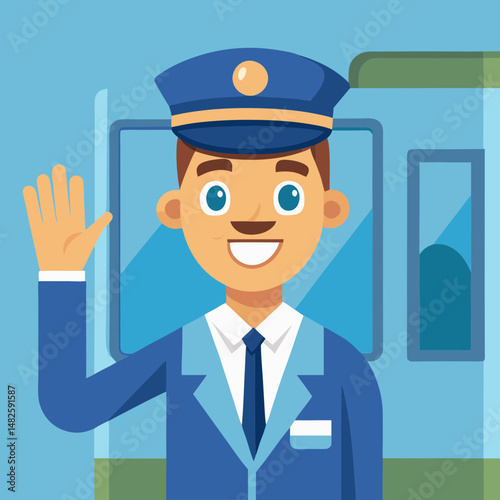 funny cartoon policeman