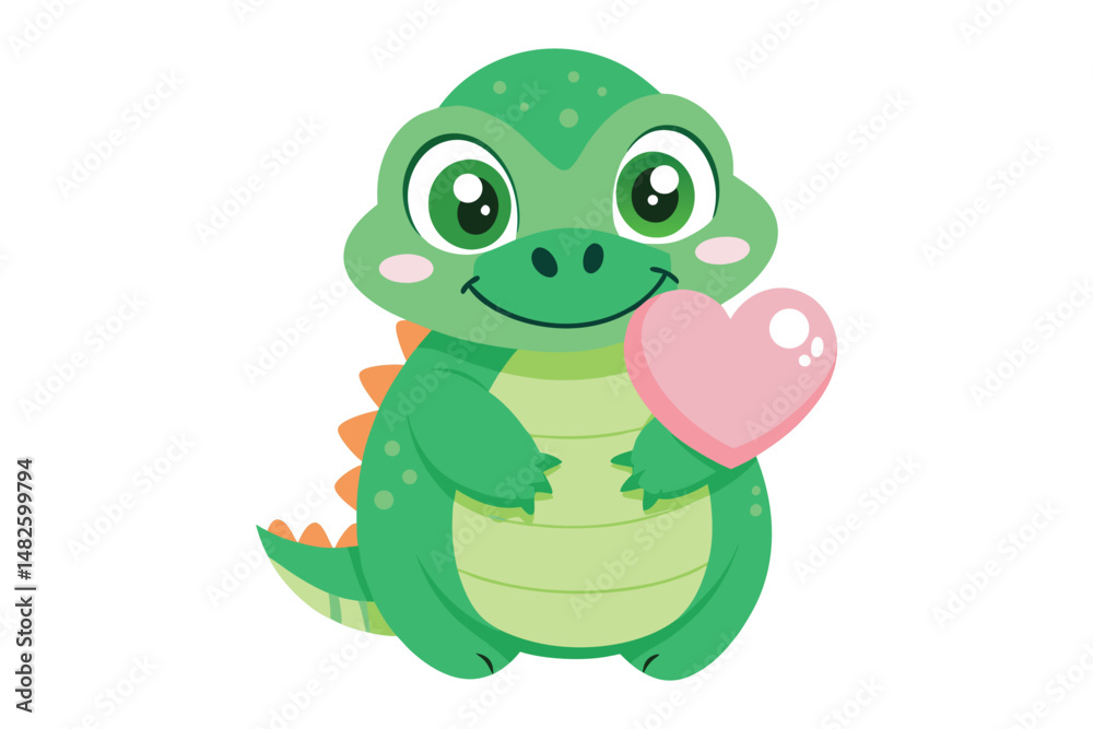 Obraz premium cute dinosaur colorful Vector