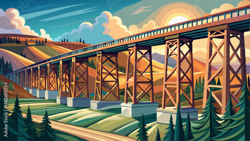 Standing tall above the Oldman River, the Lethbridge Viaduct — also known as the High Level Bridge — is a marvel of early 20th-century engineering and the longest trestle bridge in the world.

